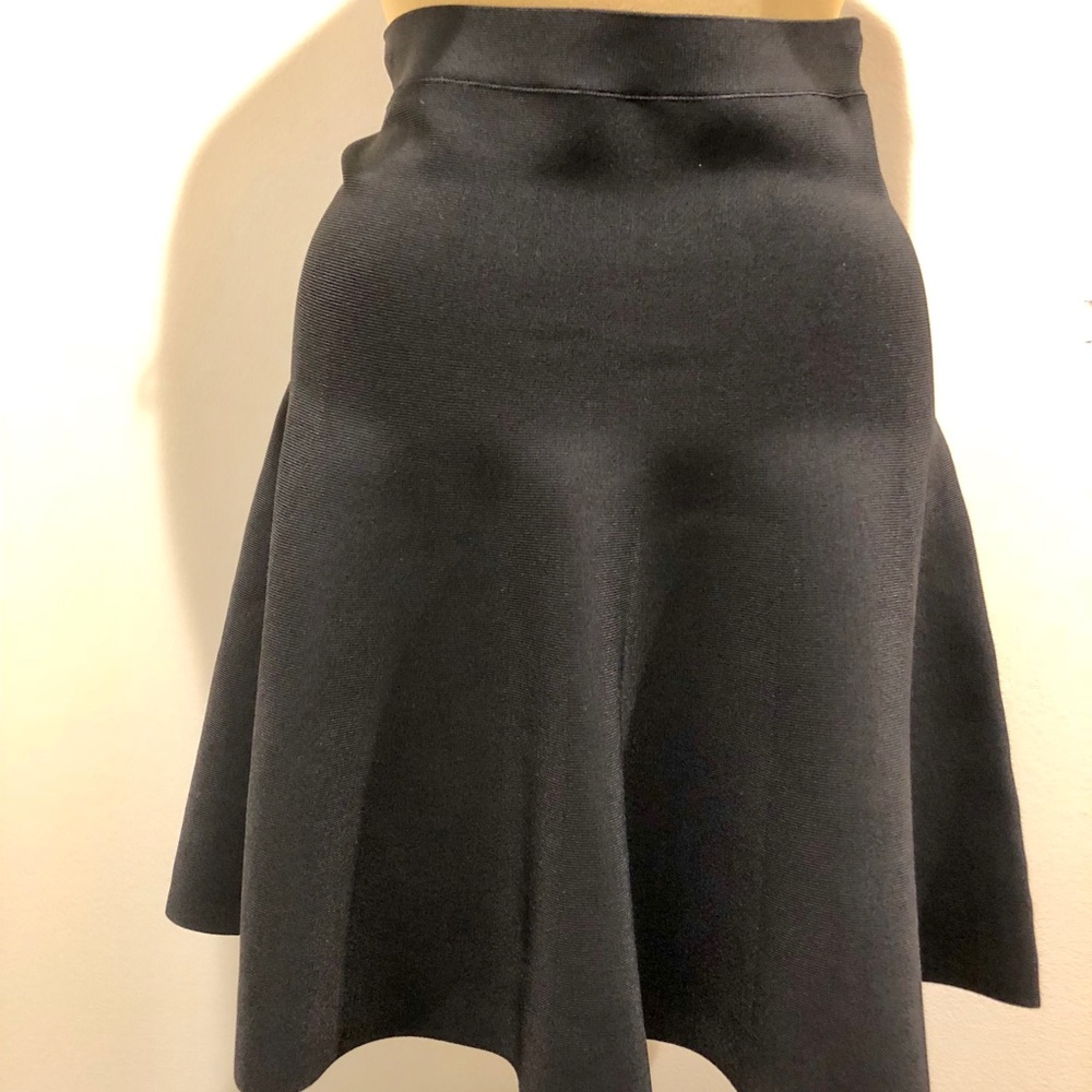 Bebe, stretch, flair skirt